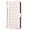  Samsung Galaxy S25 Ultra Fodral Läder Rutor Beige