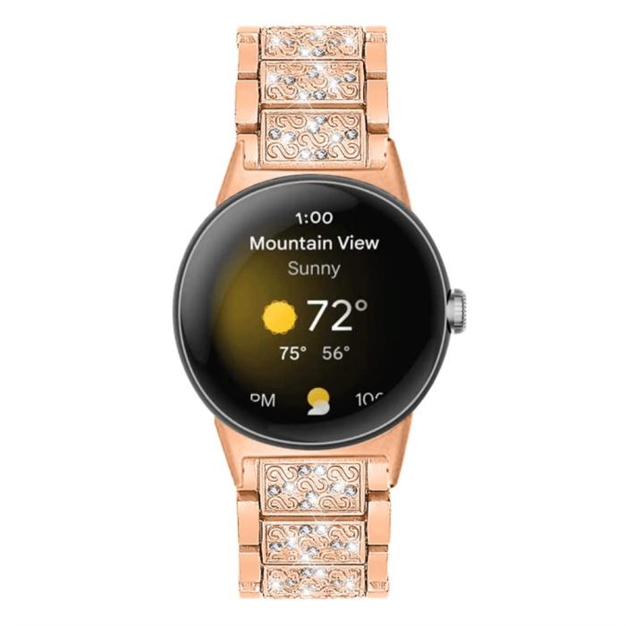 Bild 3,  Rhinestone Metallarmband Google Pixel Watch / Watch 2
