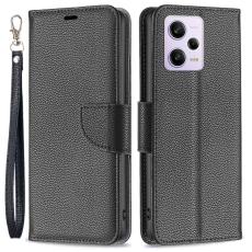  Xiaomi Redmi Note 12 Pro 5G Fodral Shark Solid L&auml;der Svart