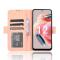  Xiaomi Redmi Note 12 4G Fodral Med Avtagbart Kortfodral Rosa