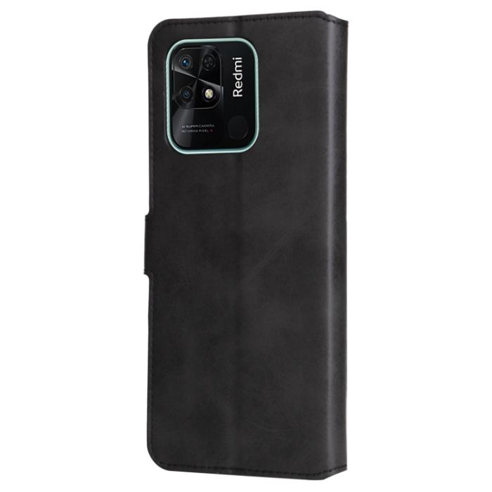 Bild 3,  Xiaomi Redmi 10C Fodral Läder Svart