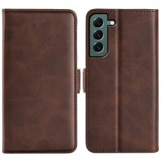  Samsung Galaxy S23 Plus Fodral Magnetisk Avst&auml;ngning Brun