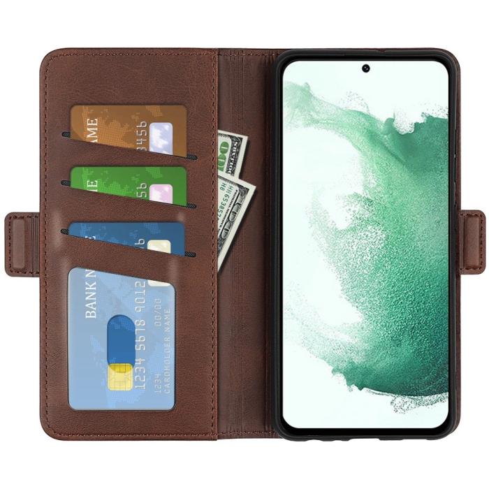 Bild 2,  Samsung Galaxy S23 Plus Fodral Magnetisk Avstängning Brun