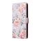 Samsung Galaxy A57 5G Fodral RFID Läder Rosa Blommor