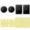 Tech-Protect Tech-Protect 4-PACK Magnetisk Metallplatta Svart