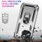  iPhone 15 Pro Max Skal Shockproof Armor Ring Silver
