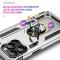  iPhone 15 Pro Max Skal Shockproof Armor Ring Silver