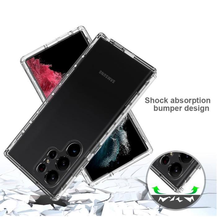 Bild 6,  Samsung Galaxy S23 Ultra Skal Shockproof Hybrid Transparent