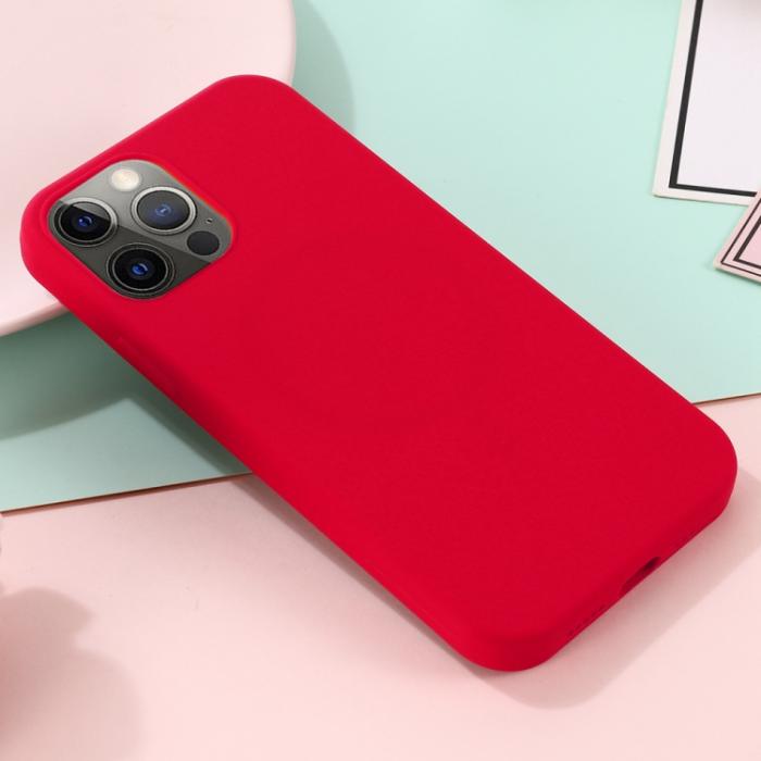 Bild 6,  iPhone 15 Pro Skal MagSafe Silikon Röd