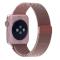  Milanese Loop Metall Armband Apple Watch 42/44/45/46/49 mm Rosa