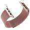  Milanese Loop Metall Armband Apple Watch 42/44/45/46/49 mm Rosa