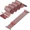  Milanese Loop Metall Armband Apple Watch 42/44/45/46/49 mm Rosa