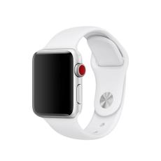  Silikon Armband Apple Watch 42/44/45/46/49 mm (S/M) Vit