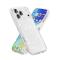  iPhone 17 Pro Skal Hybrid Glitter Vit