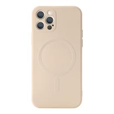  iPhone 12 Pro - Magnetisk MagSafe TPU Skal - Creme Vit