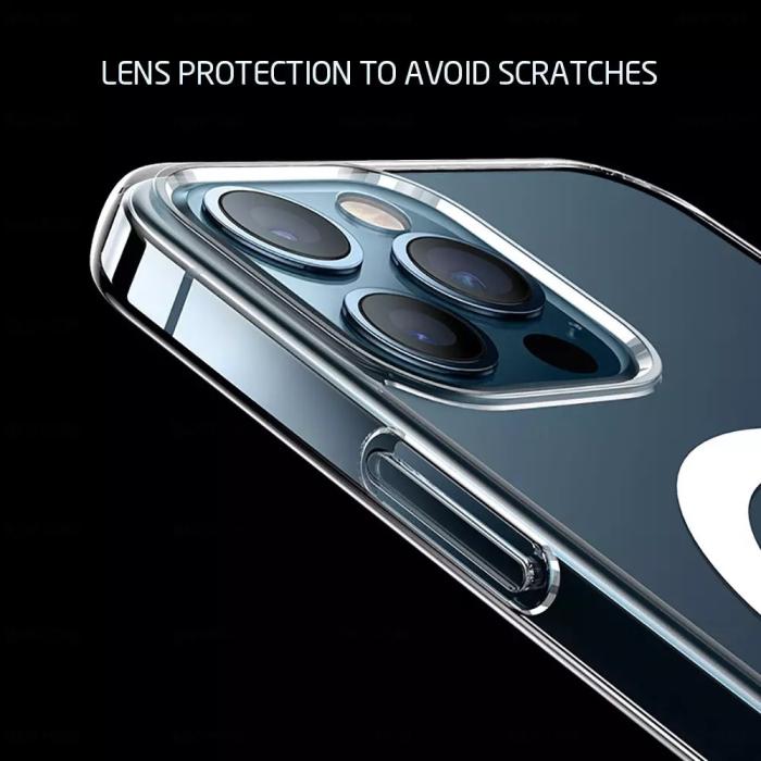Bild 3,  iPhone 12 / 12 Pro - MagSafe Akryl + TPU Skal - Transparent