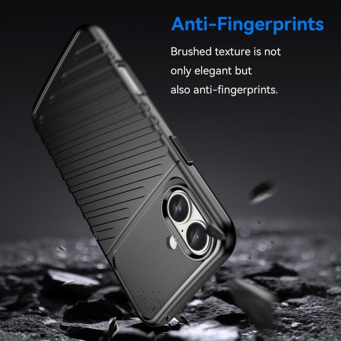 Bild 2,  iPhone 16 Skal Twill Textur Svart