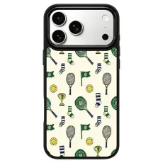  iPhone 18 Pro / 17 Pro Skal MagSafe UV-M&ouml;nster Tennis