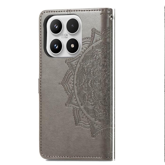 Bild 5,  Xiaomi 17 Fodral Läder Mandala Grå