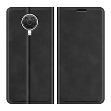 Nokia G10 / G20 Fodral Skin Touch L&auml;der Svart