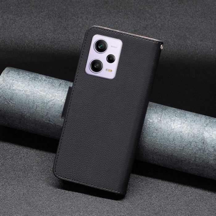 Bild 4,  Xiaomi Redmi Note 12 Pro 5G Fodral Shark Solid Läder Svart