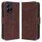  Xiaomi Redmi Note 12 4G Fodral Med Avtagbart Kortfodral Brun