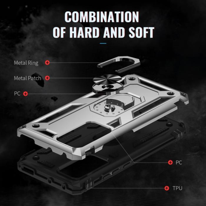 Bild 5,  Xiaomi 12 Skal Shockproof Ring Silver