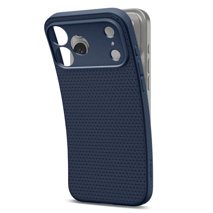 Bild 4, Spigen Spigen iPhone 18 Pro / 17 Pro Skal Liquid Air Marinblå