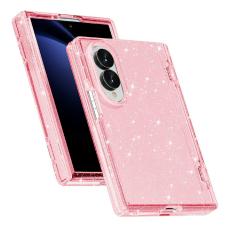 Samsung Galaxy Z Fold 8 Skal Glitter TPU Rosa