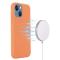  iPhone 13 Skal MagSafe Liquid Silikon Orange