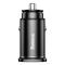 BASEUS Baseus 30W 2x USB Billaddare Snabbladdning Svart