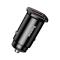 BASEUS Baseus 30W 2x USB Billaddare Snabbladdning Svart