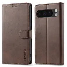 LC.IMEEKE LC.IMEEKE Google Pixel 10 Pro XL Fodral L&auml;der Brun