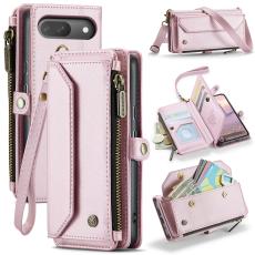 CASEME CASEME Google Pixel 10/10 Pro / 9/9 Pro Fodral L&auml;der Rosa