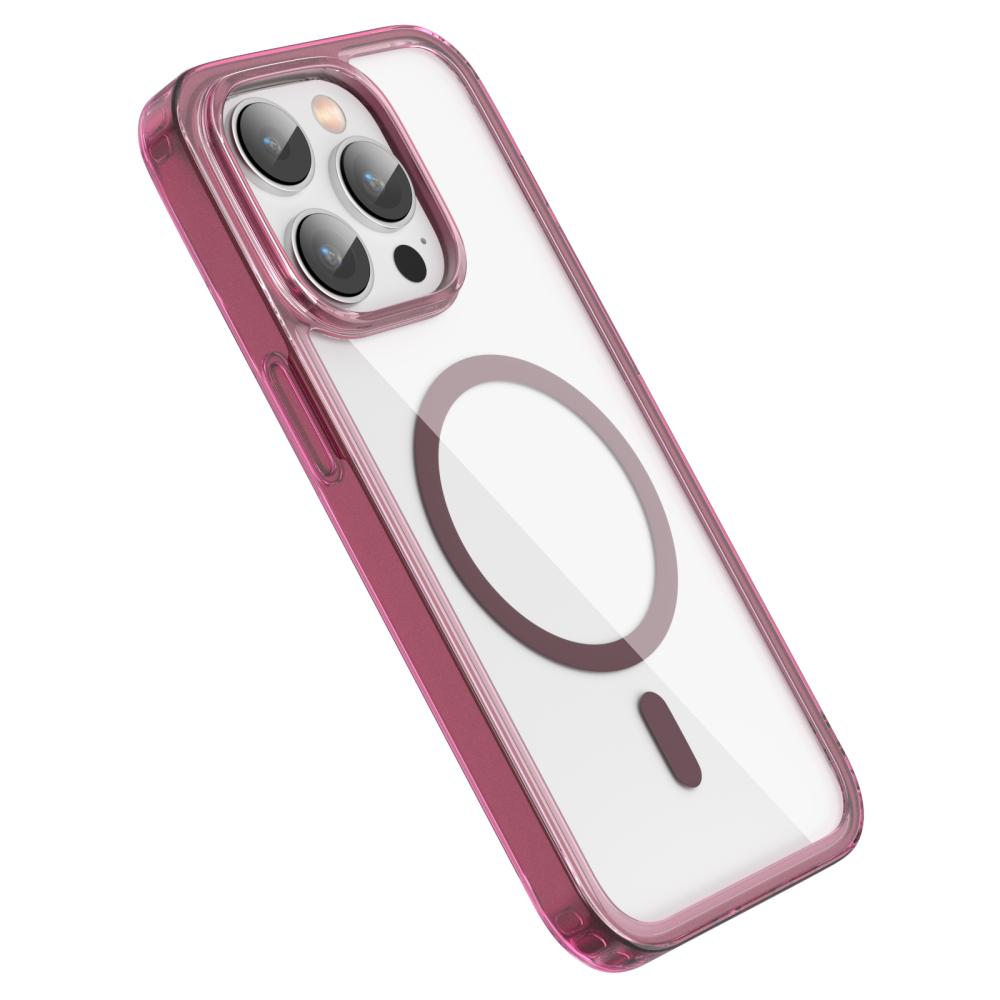 ColorPop ColorPop iPhone 14 Pro Skal CH MagSafe Transparent/Röd