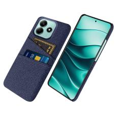  Xiaomi Redmi Note 14 5G Skal Med Kortfack Tygbelagt Bl&aring;