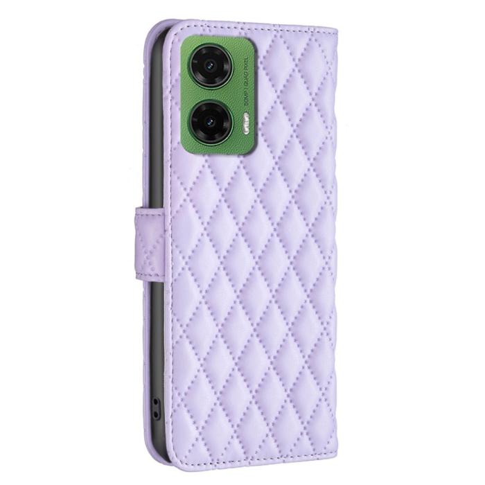 Bild 6,  Motorola Moto G35 5G Fodral Diamond Läder Lila