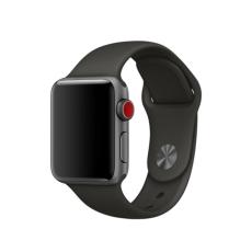  Silikon Armband Apple Watch 42/44/45/46/49 mm (S/M) M&ouml;rk Gr&aring;