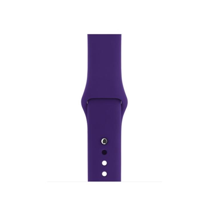 Bild 3,  Silikon Armband Apple Watch 42/44/45/46/49 mm (S/M) Lila