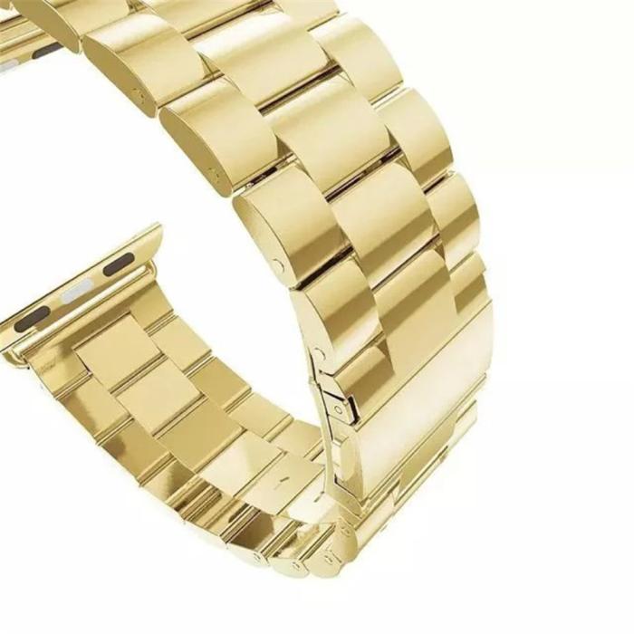 Bild 5,  Lyxigt Metallarmband Apple Watch 38/40/41/42 mm - Guld