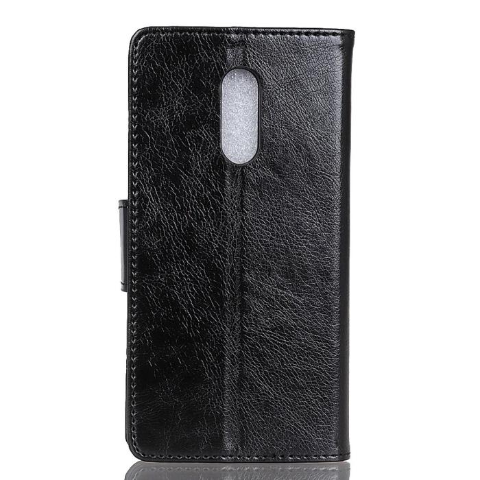 Bild 4,  Nokia 5.1 Plus - Premium Split Läder Plånboksfodral - Svart