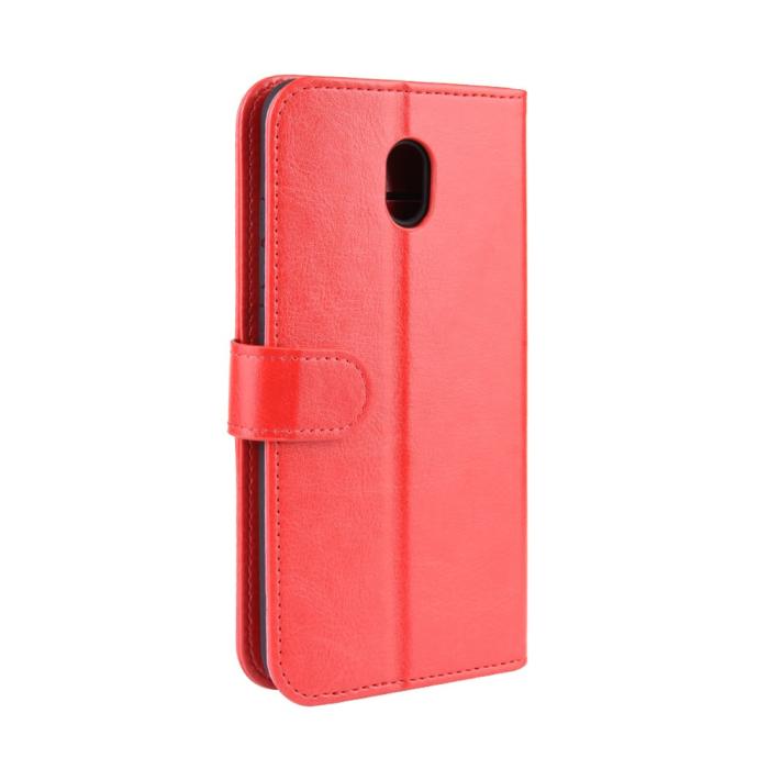 Bild 4,  Xiaomi Redmi 8A - Crazy Horse Plånboksfodral - Röd