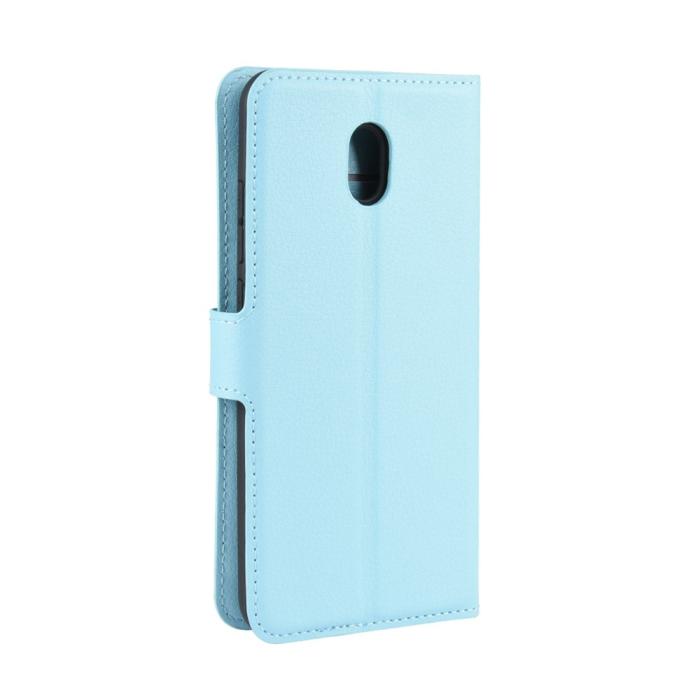 Bild 3,  Xiaomi Redmi 8A - Litchi Plånboksfodral - Ljus Blå