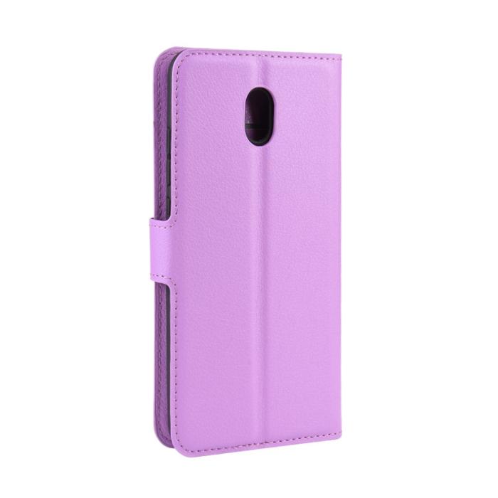 Bild 3,  Xiaomi Redmi 8A - Litchi Plånboksfodral - Lila