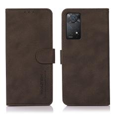 KHAZNEH KHAZNEH Xiaomi Redmi Note 11 Pro 5G Fodral Retro L&auml;der Brun