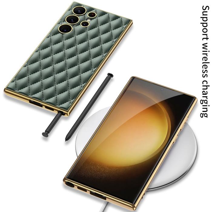 Bild 6, GKK GKK Galaxy S24 Ultra Skal Diamond Hybrid Läder Svart
