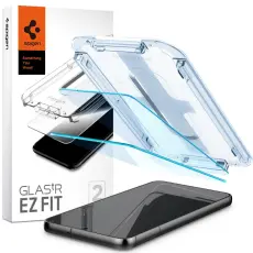 Spigen Spigen Galaxy S23 2-PACK GLAS.tR "Ez Fit" Sk&auml;rmskydd