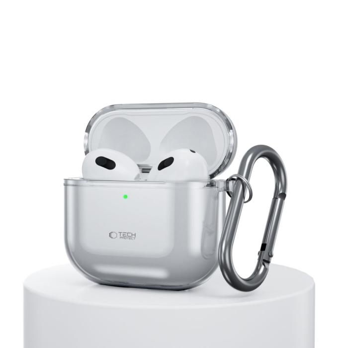 Bild 3, Tech-Protect Tech-Protect AirPods 4 Skal FlexAir Ash Grey