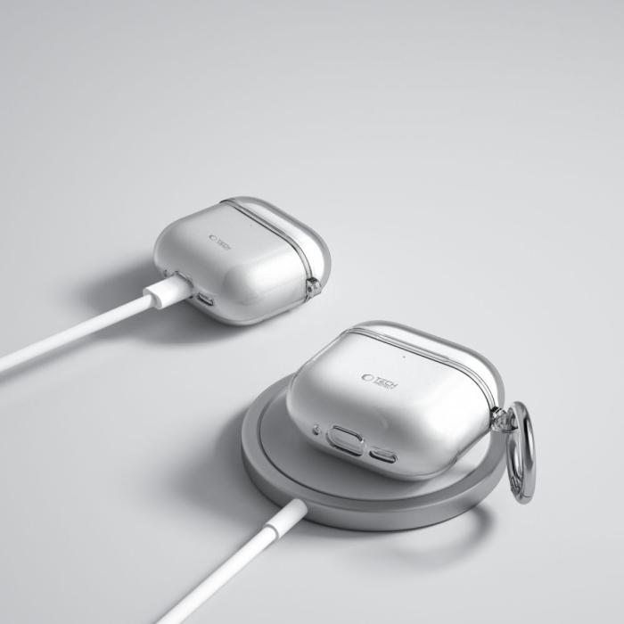 Bild 5, Tech-Protect Tech-Protect AirPods 4 Skal FlexAir Ash Grey
