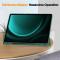  Galaxy Tab S9 FE Plus Fodral Tri-Fold Pennhållare Svartgrön